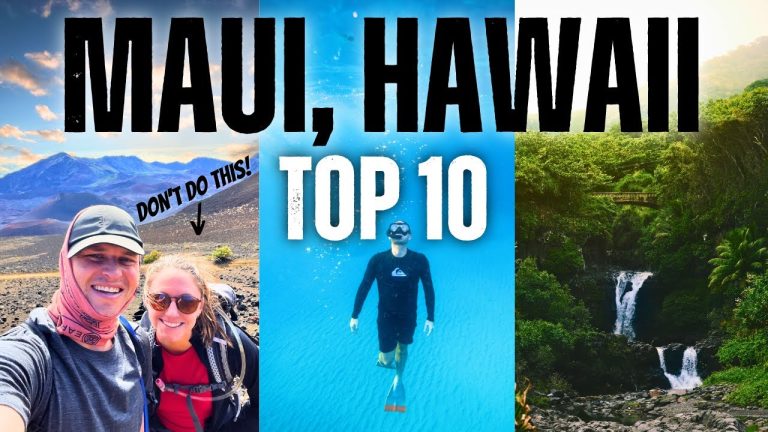 Top 10 Adventures, Excursions & Tours To Do In Maui, Hawaii – 4K Travel Guide