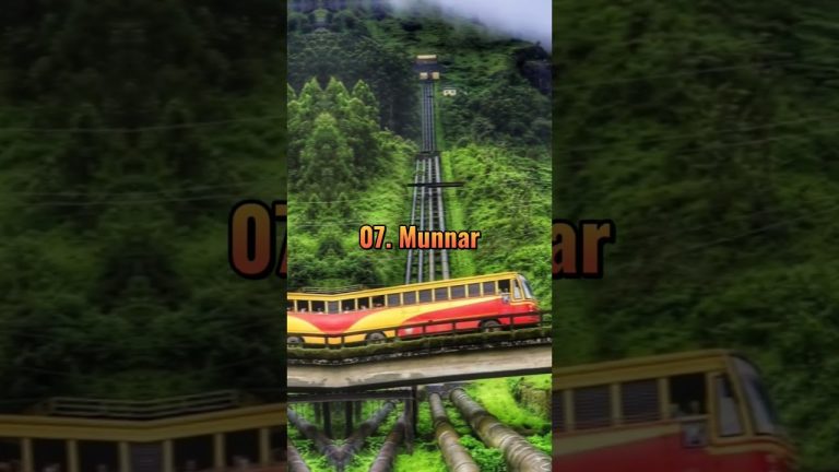 Top 10 Best Tourist Places To Visit Kerala🏝️ #viral #kerala #idukki #waynad #alleppy #munnar #india