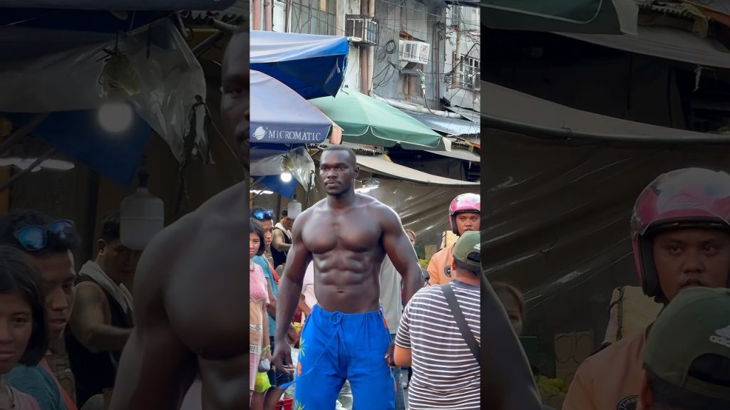African alpha male in Philippines reactions #model #travel #funny #funnyvideo #shorts