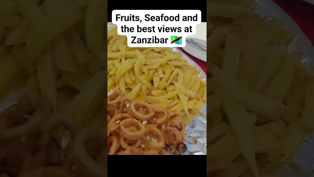 Fruit, seafood and the best view at #zanzibar #tgg #tours #travel #trendingshorts #tourguide