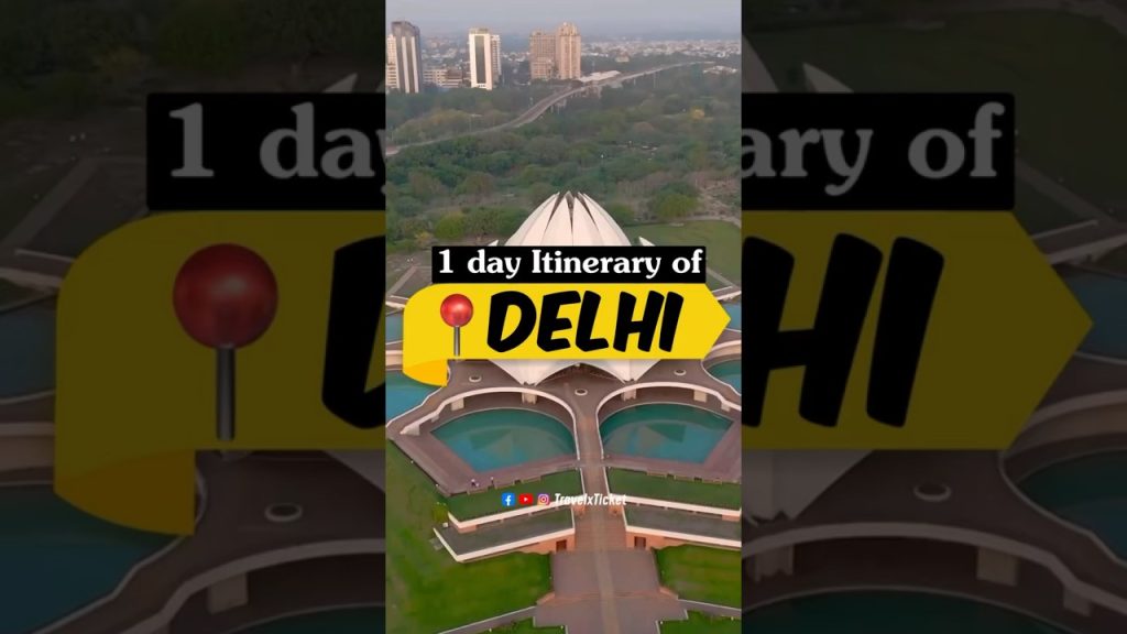 1 Day itinerary for 📍Delhi  #trending #ashortaday #viral #travel #ytshorts #india