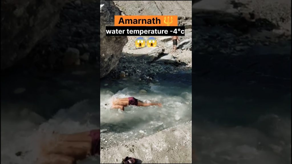 Amarnath 🔱 ganga River 😱😱 | #reels #mountains #amarnathyatra #travelblog #trending #travel #shorts