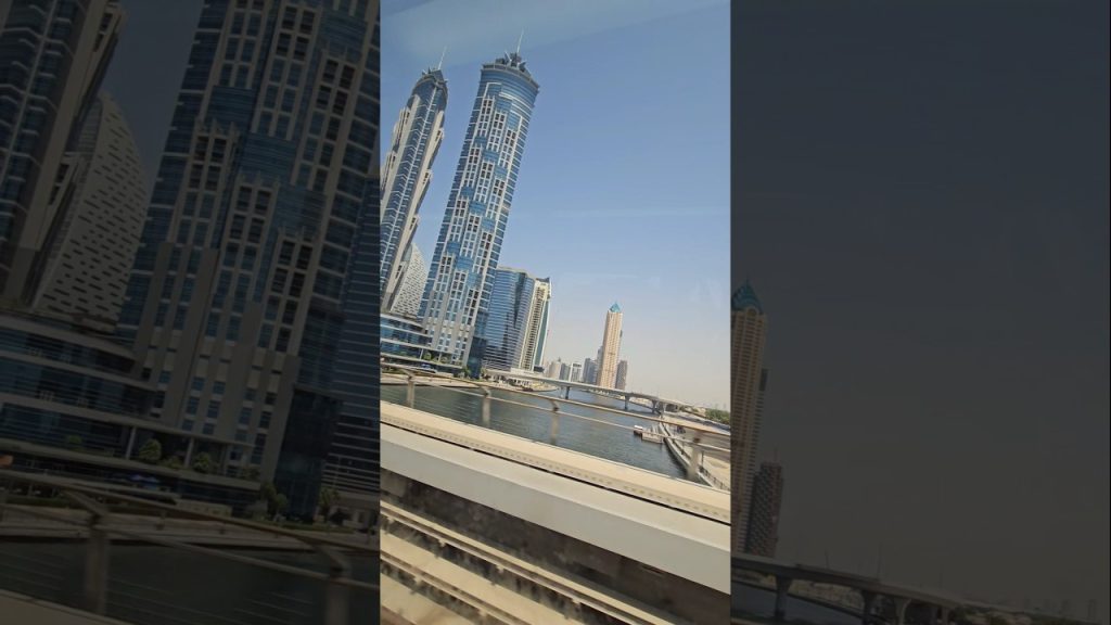 Dubai Canal Dubai Metro 🇦🇪 #vlog #travelblog #travel #uae