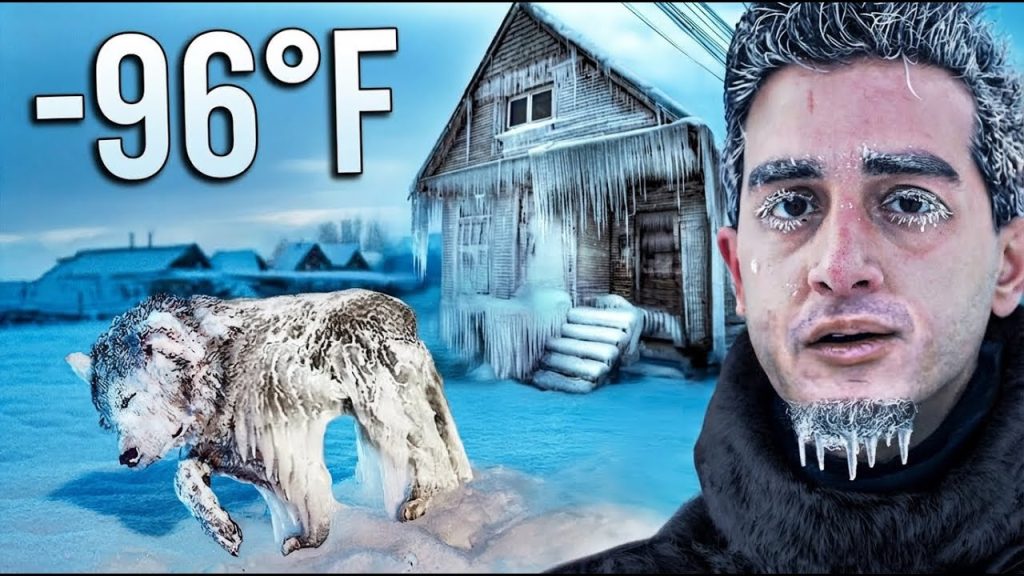 The Coldest Village on Earth: Oymyakon (-71°C, -96°F)