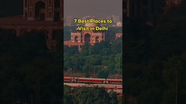 7 Best Places to Visit in Delhi 🌸 #travel #shorts