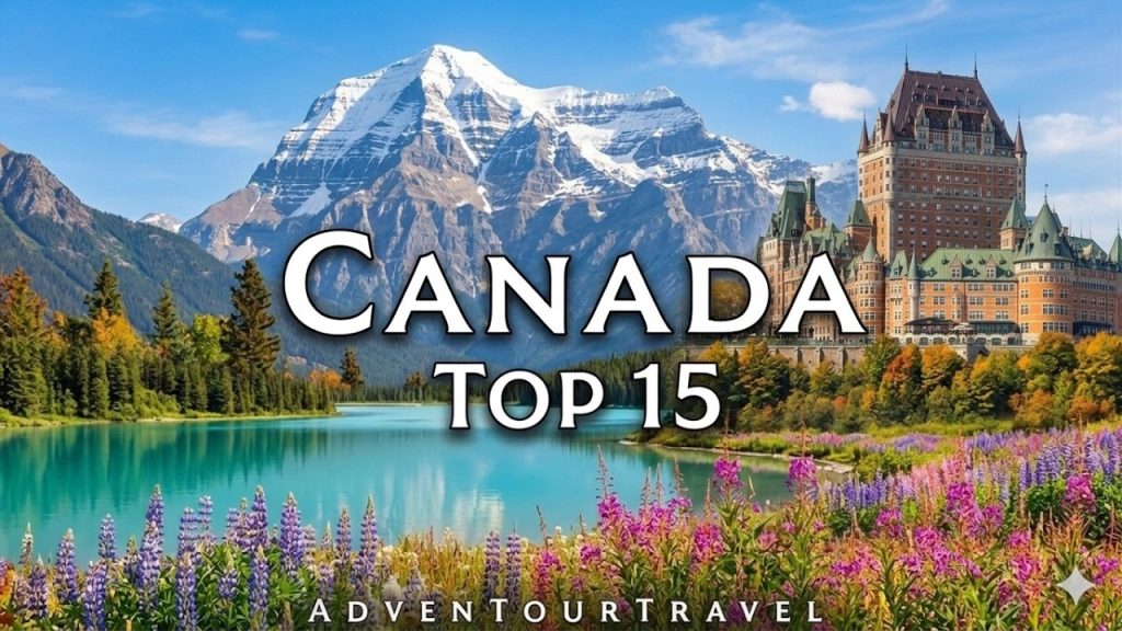 15 Best Places to Visit in Canada – Travel Video