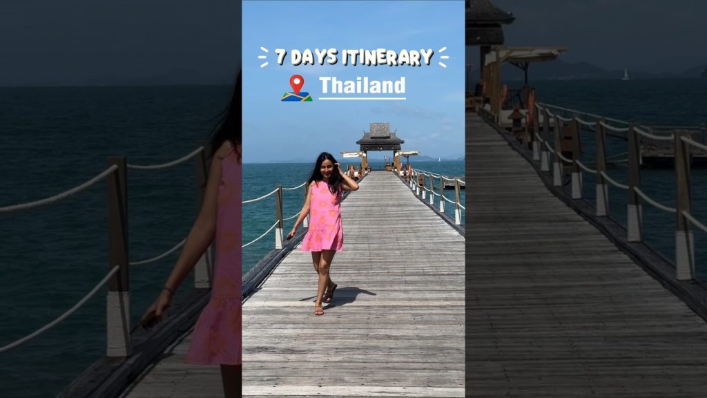The Perfect 7-Day Itinerary for Thailand 🏖️✈️😍 #shorts #ytshorts #minivlog #travel #beach #vlog