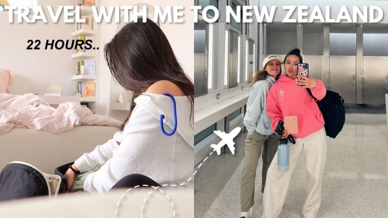Travel 22 Hours with Me to New Zealand | what i’m packing + reuniting with Alana!